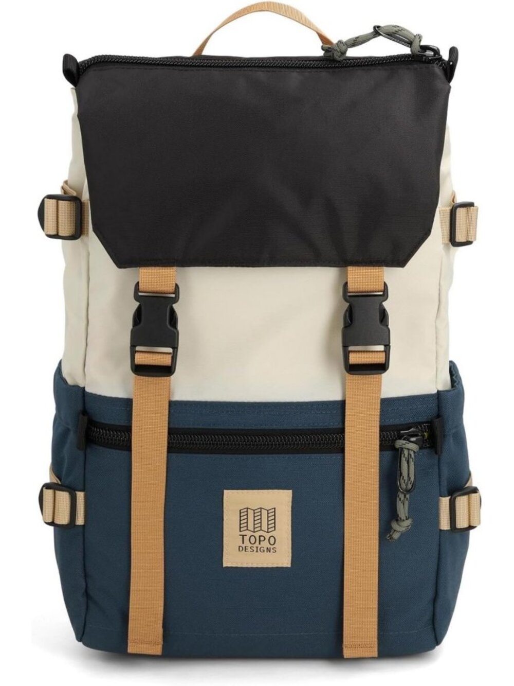 Classic Rover Pack Backpack - Durable 1000D Nylon, Stylish Bone White & Pond